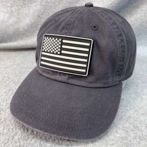 American Flag Velcro Patch Mens Gray Gelante Baseball Hat Tactical Dad Cap OSFM